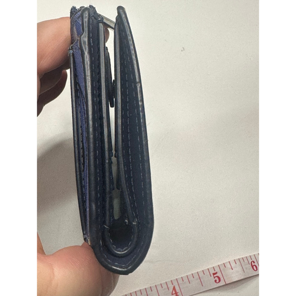 Women's Kate Spade Blue Floral Bifold Wallet One Size - Picture 4 of 10